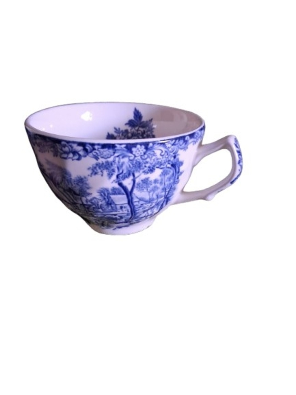NWOT Blue & White STaffordshire English Teacup